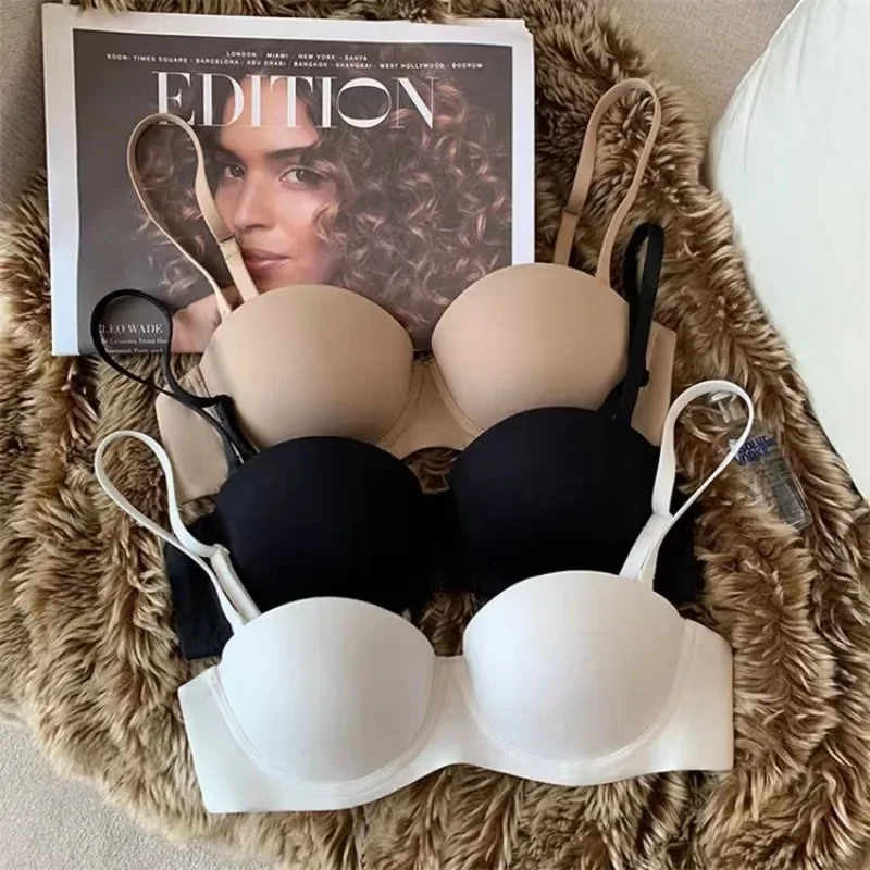 Bralette Triangle Set - Seamless Bras for Women Invisible Underwear