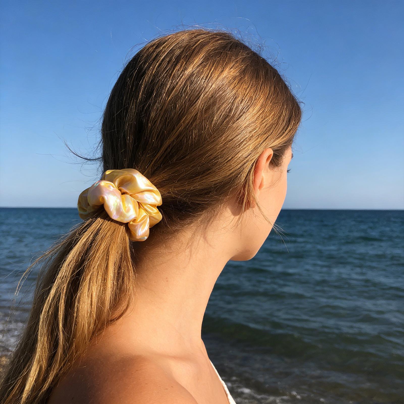 Soft Hair Scrunchies with Zipp - Headband Summer Knit reseña y precio