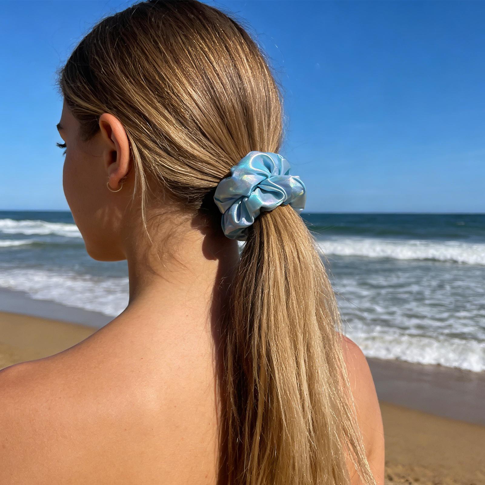 Soft Hair Scrunchies with Zipp - Headband Summer Knit reseña y precio