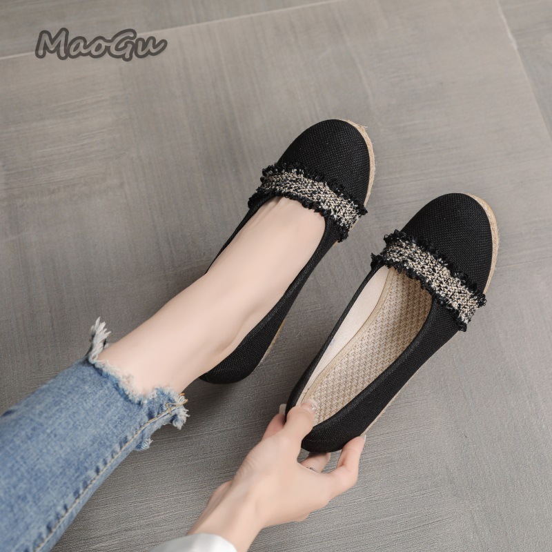 Women's Espadrille Wedges Shoe - Wedge Espadrille Women reseña y precio