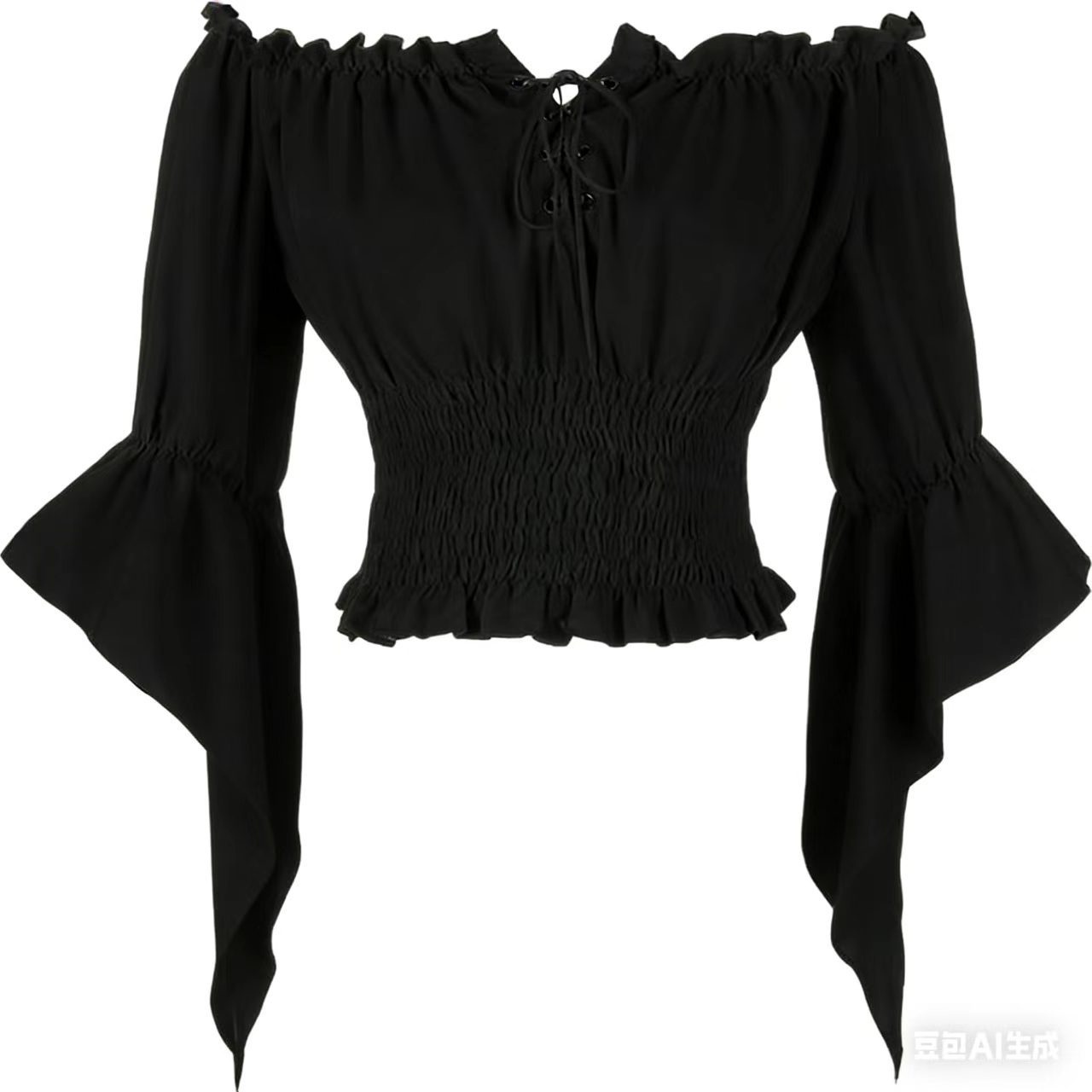 Renaissance Medieval Aristocra - Blouse Off Shoulder reseña y precio