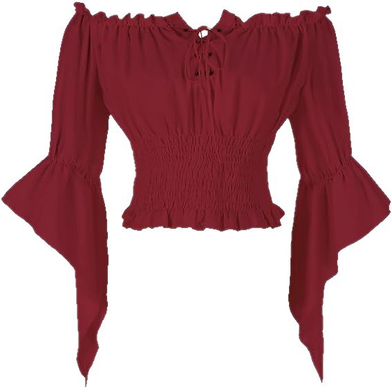 Renaissance Medieval Aristocra - Blouse Off Shoulder reseña y precio