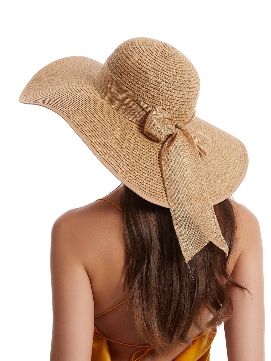 Womens Wide Brim Floppy Straw  - Hat Floppy Wide reseña y precio