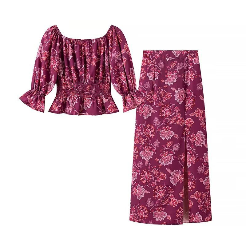 Women's Fashion Printed Off-Sh - Blouse Off Shoulder reseña y precio