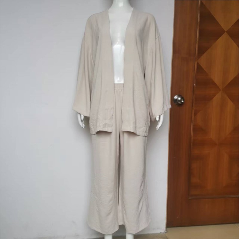 Women's Linen Trouser Suit Wit - Linen Pant Wide reseña y precio