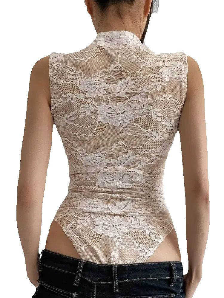 2025 Women's Summer Elegant Be - Romper Floral Print reseña y precio