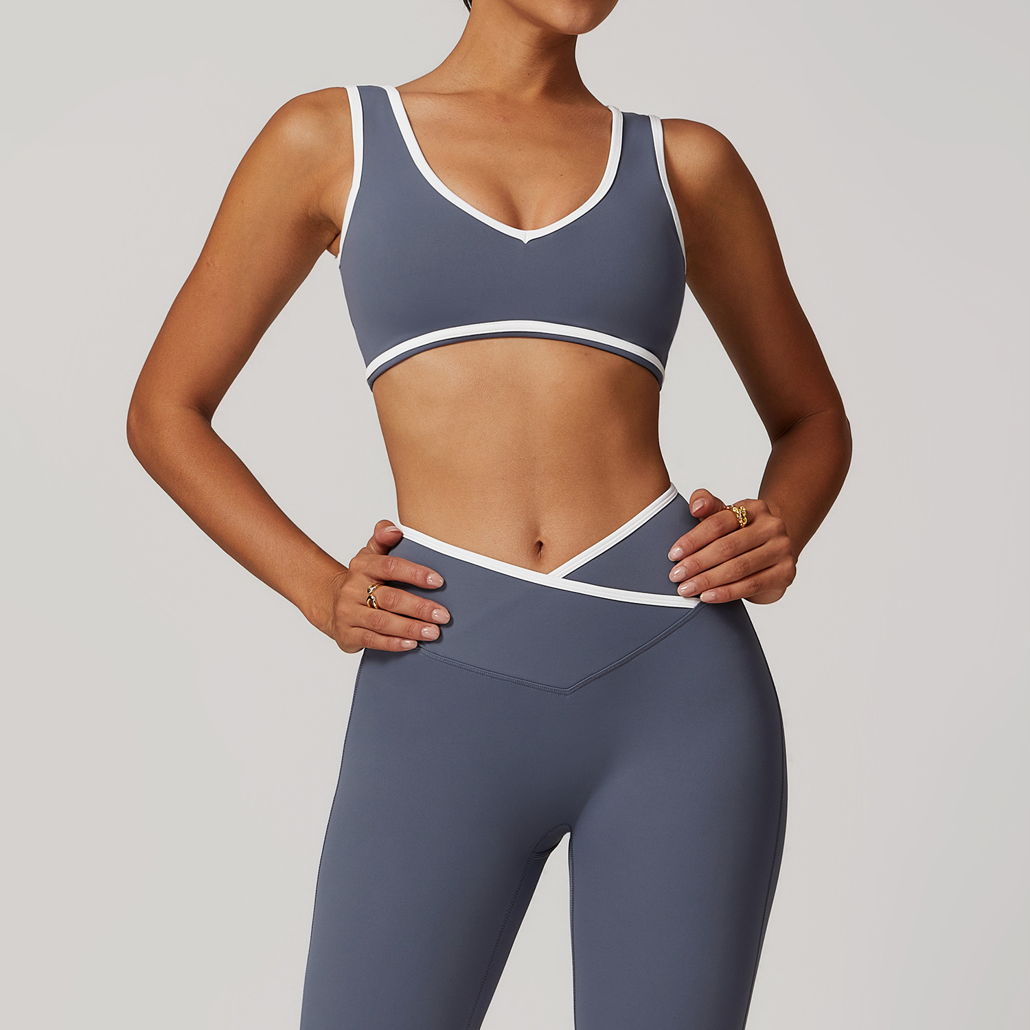 V-Neck Sports Bra Women Top Pu - Crop Top Crochet reseña y precio