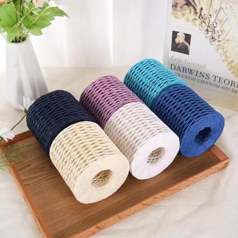 190g Raffia Yarn, Straw Paper  - Crochet Bag Raffia reseña y precio