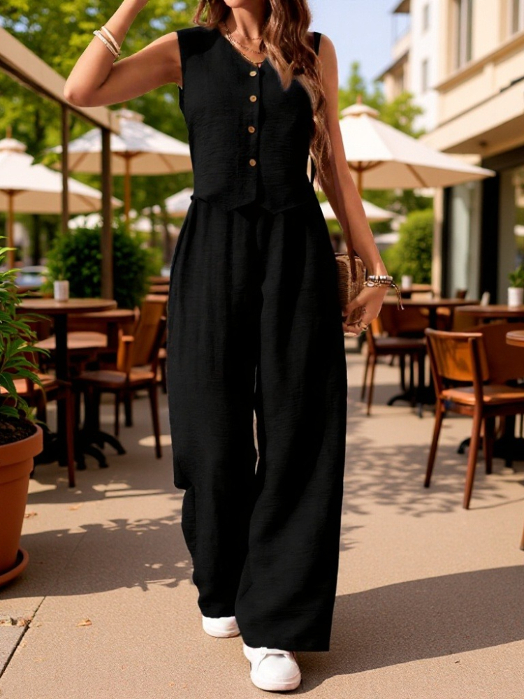 New Summer Cotton Linen Women  - Linen Pant Wide reseña y precio