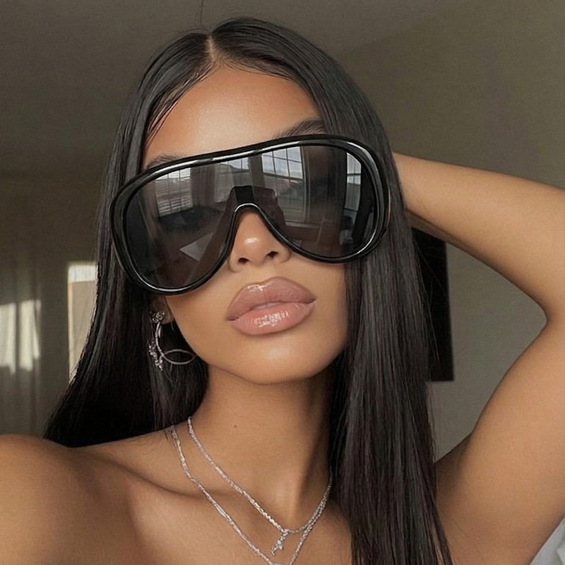 Oversized One Piece Large Fram - Sunglasses Cat Eye reseña y precio