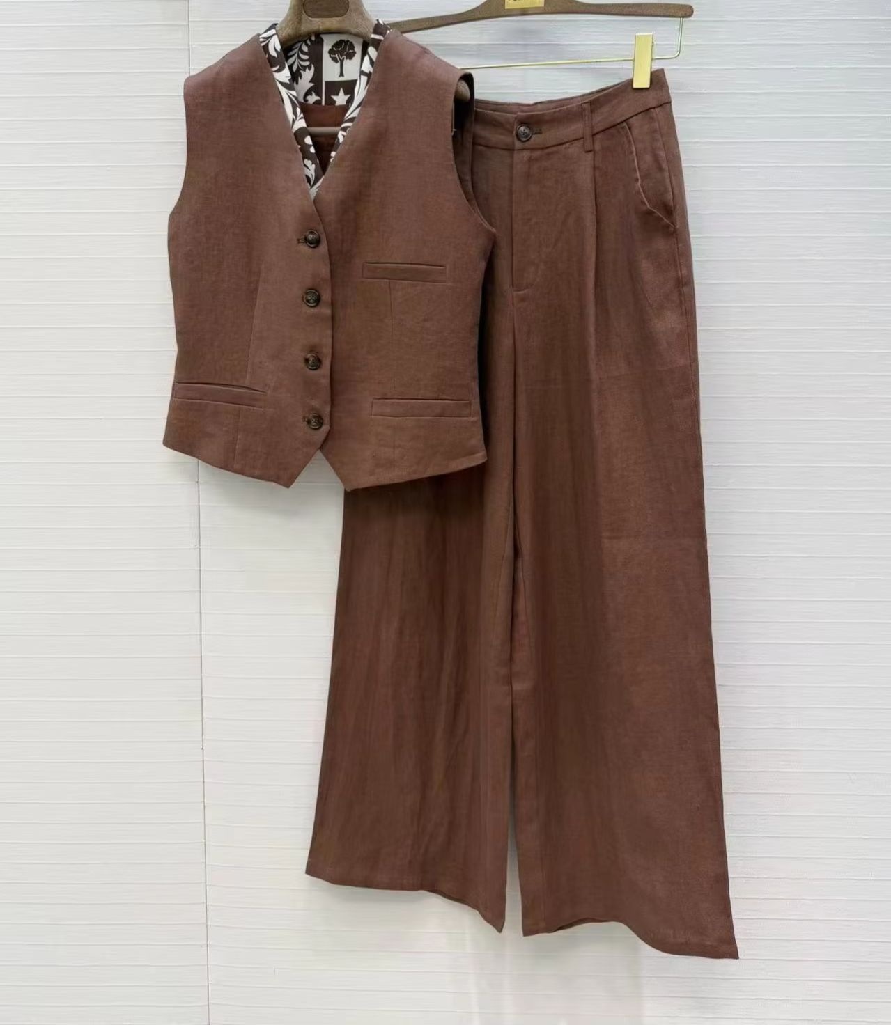 Old Man Qian's linen casual tw - Linen Pant Wide reseña y precio