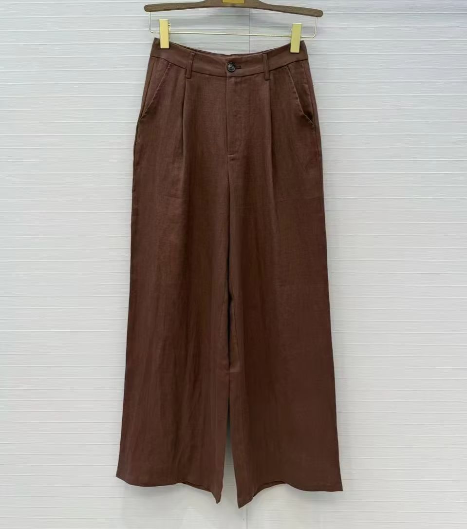 Old Man Qian's linen casual tw - Linen Pant Wide reseña y precio