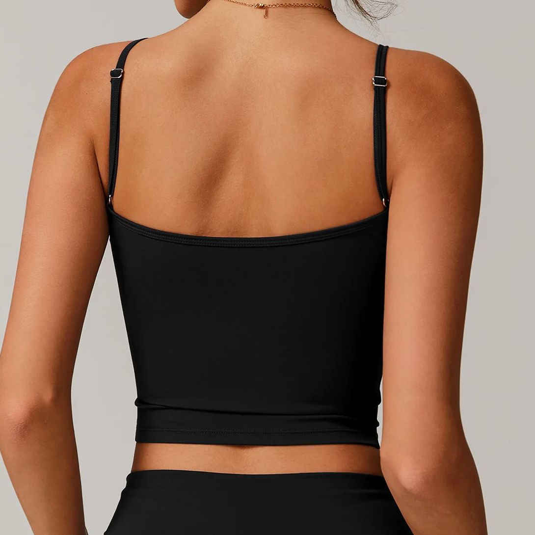 Breathable Sports Bra Fitness  - Crop Top Crochet reseña y precio