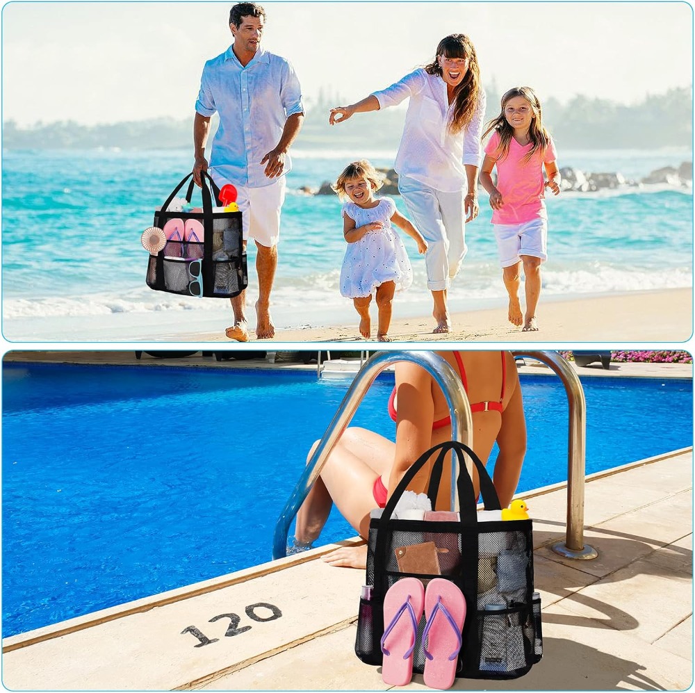 Women's Mesh Beach Bag - Water - Tote Bag Beach reseña y precio