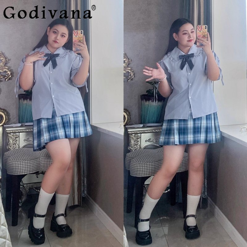 Large Size Jk Uniform Off-the- - Blouse Off Shoulder reseña y precio
