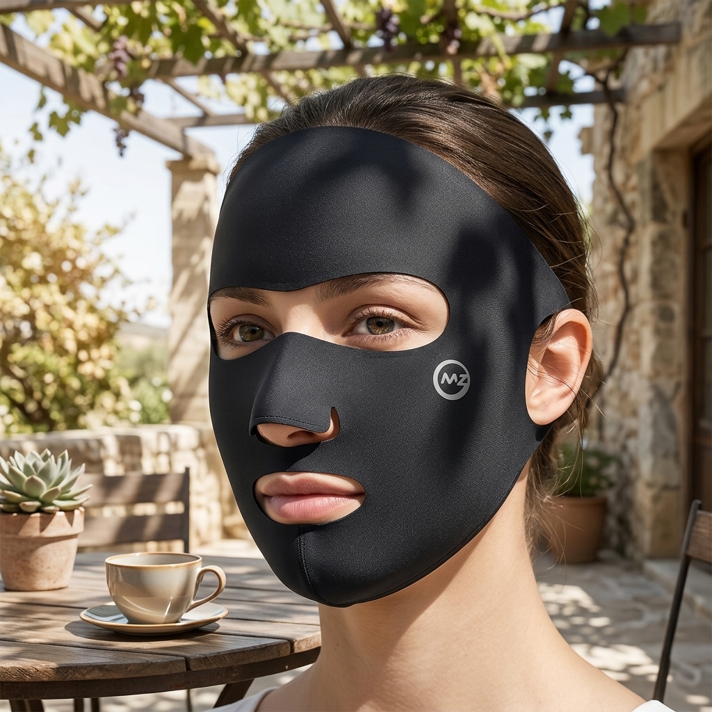 Ice Silk Sun Protection Mask F - Headband Summer Knit reseña y precio