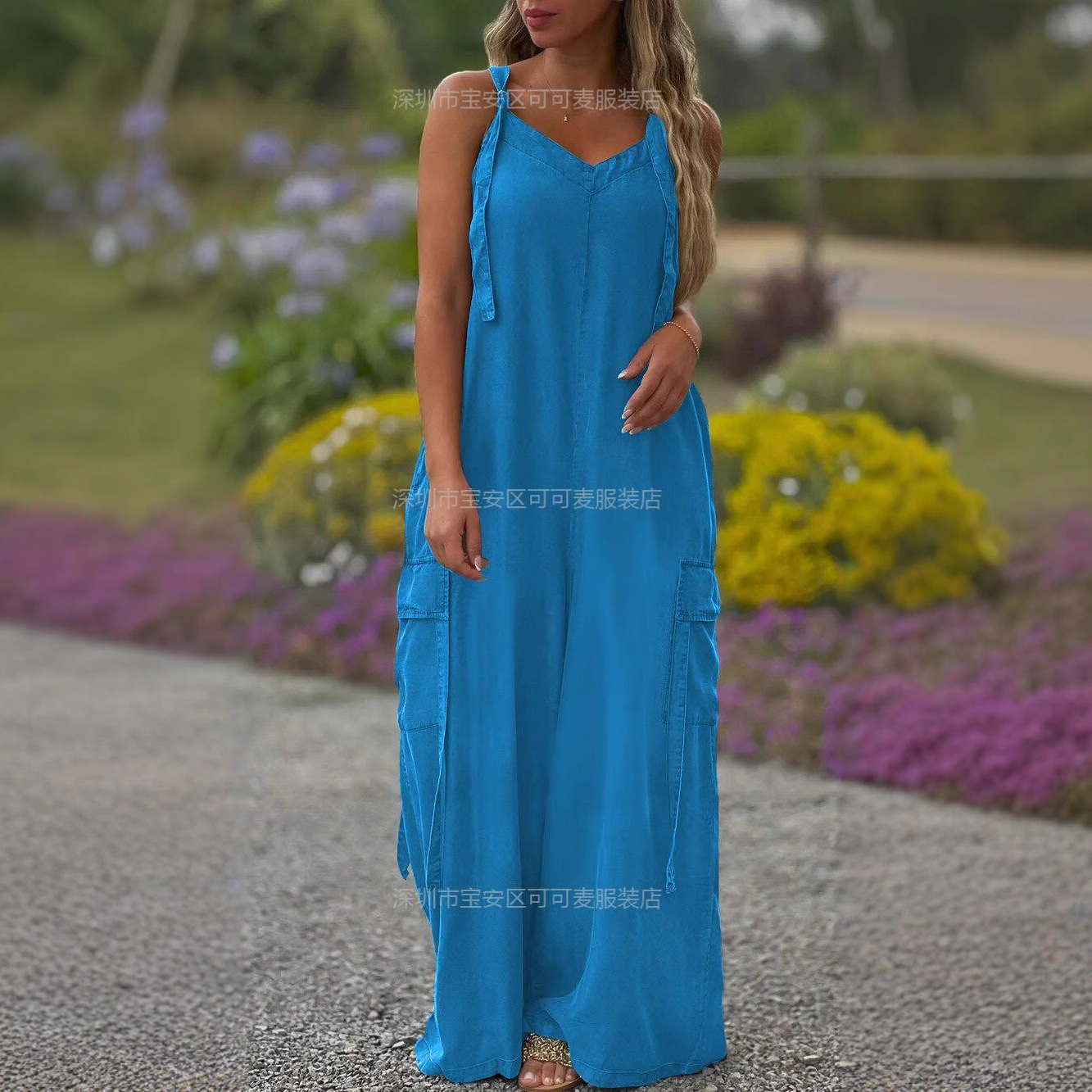 Loose Summer Jumpsuit Casual L - Jumpsuit Linen Relaxed reseña y precio