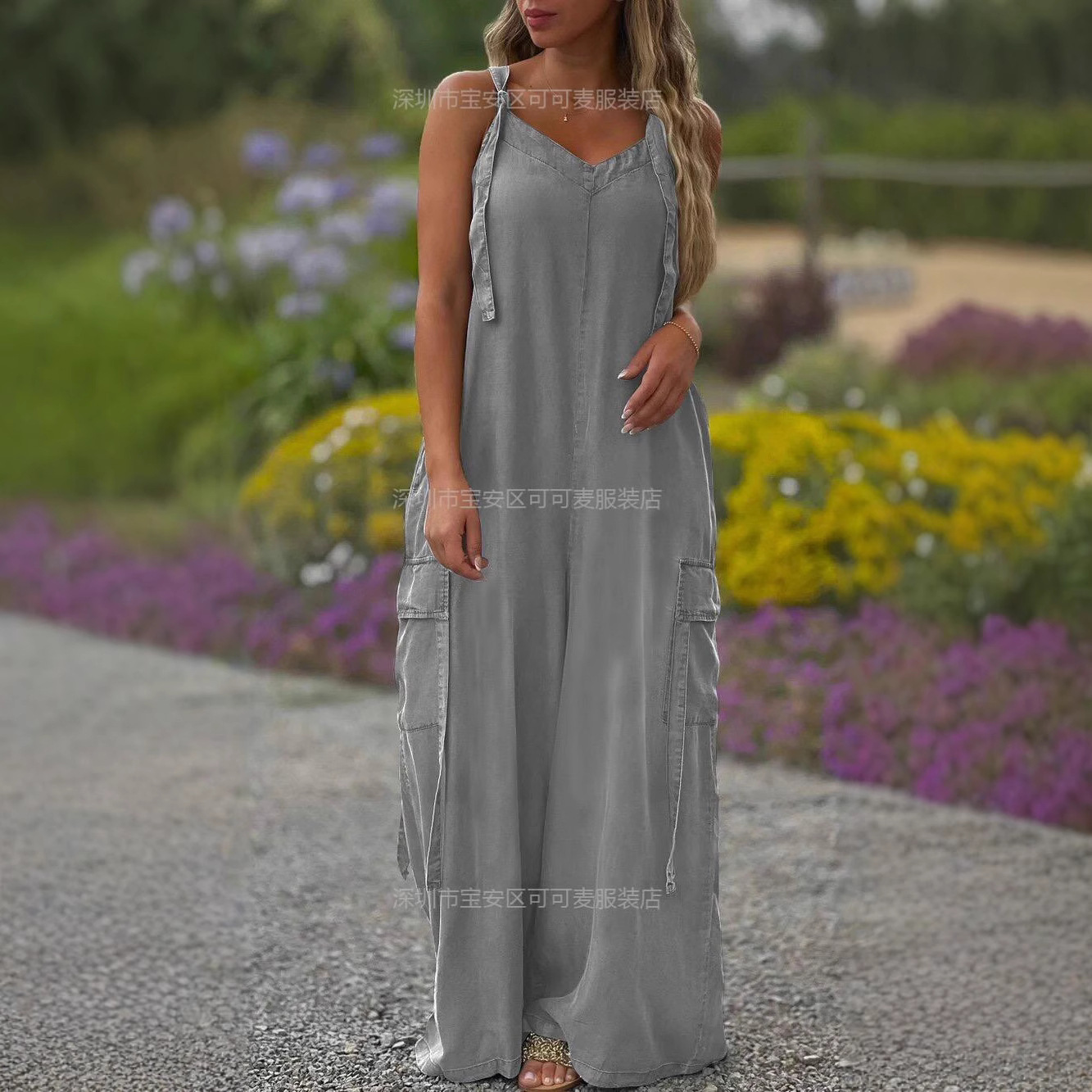 Loose Summer Jumpsuit Casual L - Jumpsuit Linen Relaxed reseña y precio
