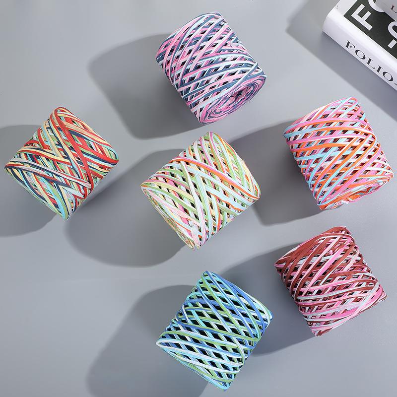 200M Raffia paper rope Straw Y - Crochet Bag Raffia reseña y precio