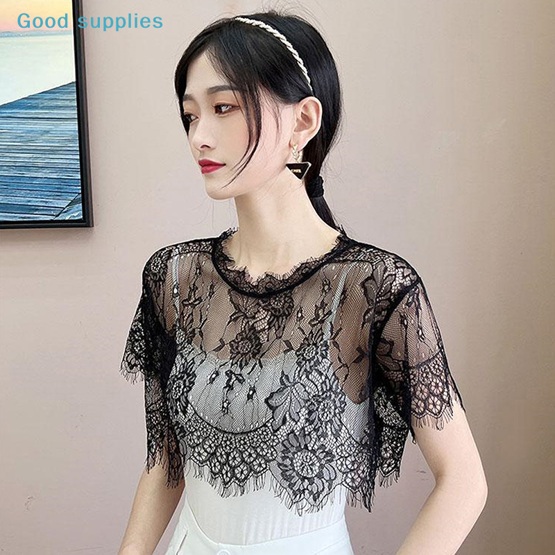nimbleWomen Scarf Lace Lace Sh - Blouse Off Shoulder reseña y precio
