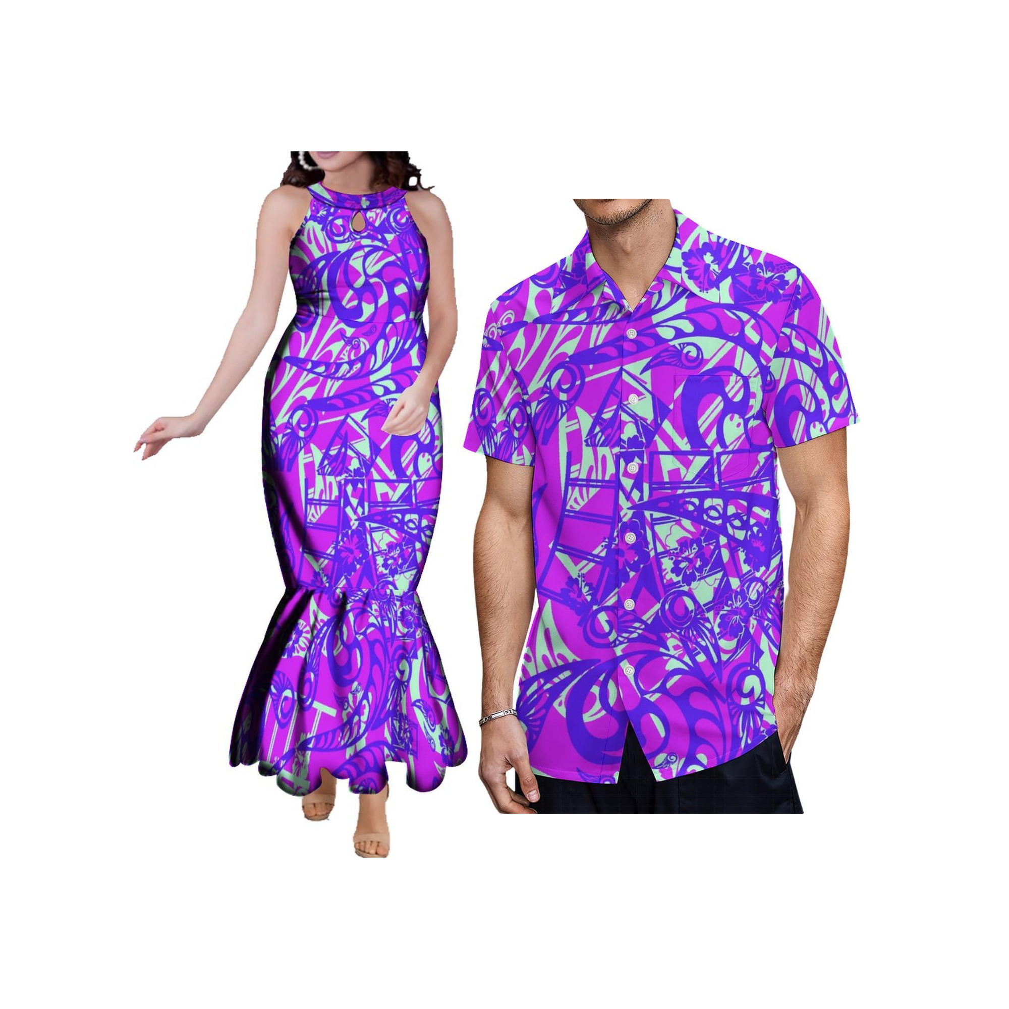 Customized Couples Clothes Big - Maxi Dress Halter reseña y precio