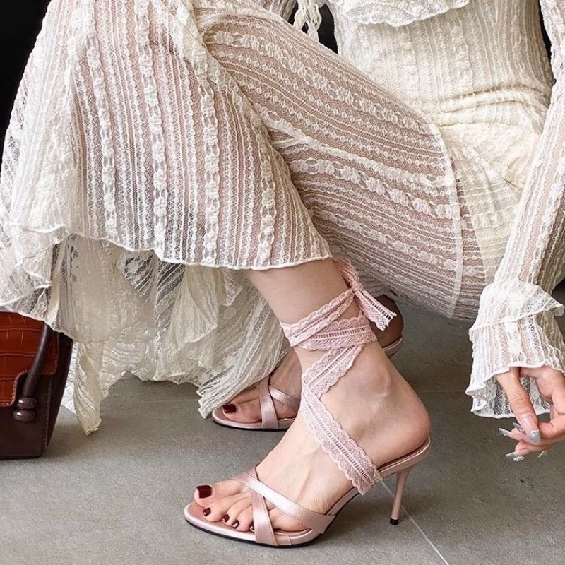 2026 New Pointed Head Strappy  - Sandal Strappy Heeled reseña y precio