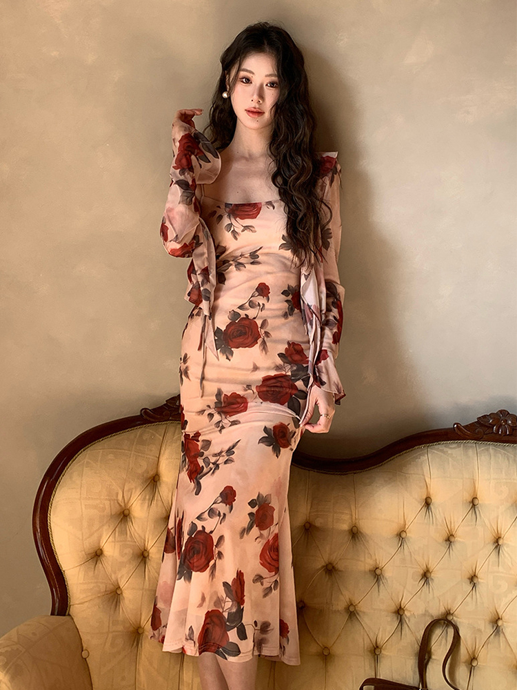 Women Vacation Clothes Sweet F - Romper Floral Print reseña y precio