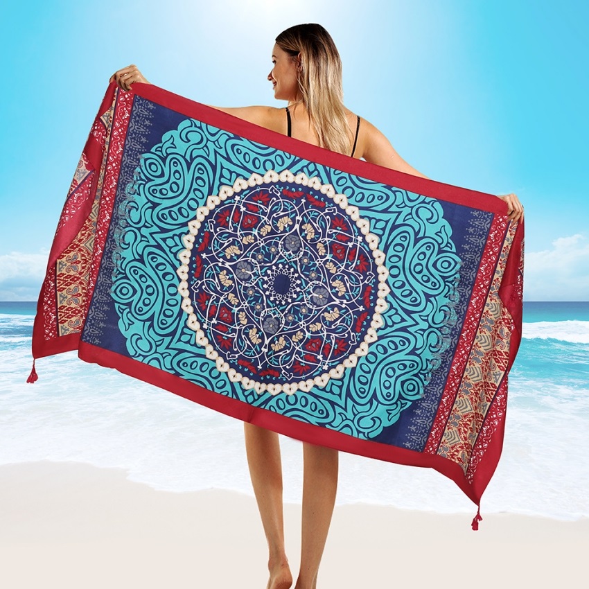 2018 New 90x180cm Twill cotton - Cover Up Kaftan reseña y precio