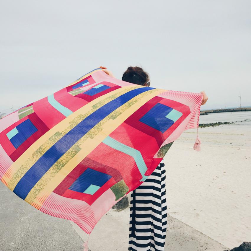 2018 New 90x180cm Twill cotton - Cover Up Kaftan reseña y precio