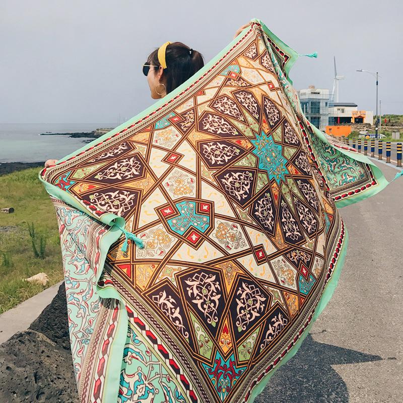 2018 New 90x180cm Twill cotton - Cover Up Kaftan reseña y precio