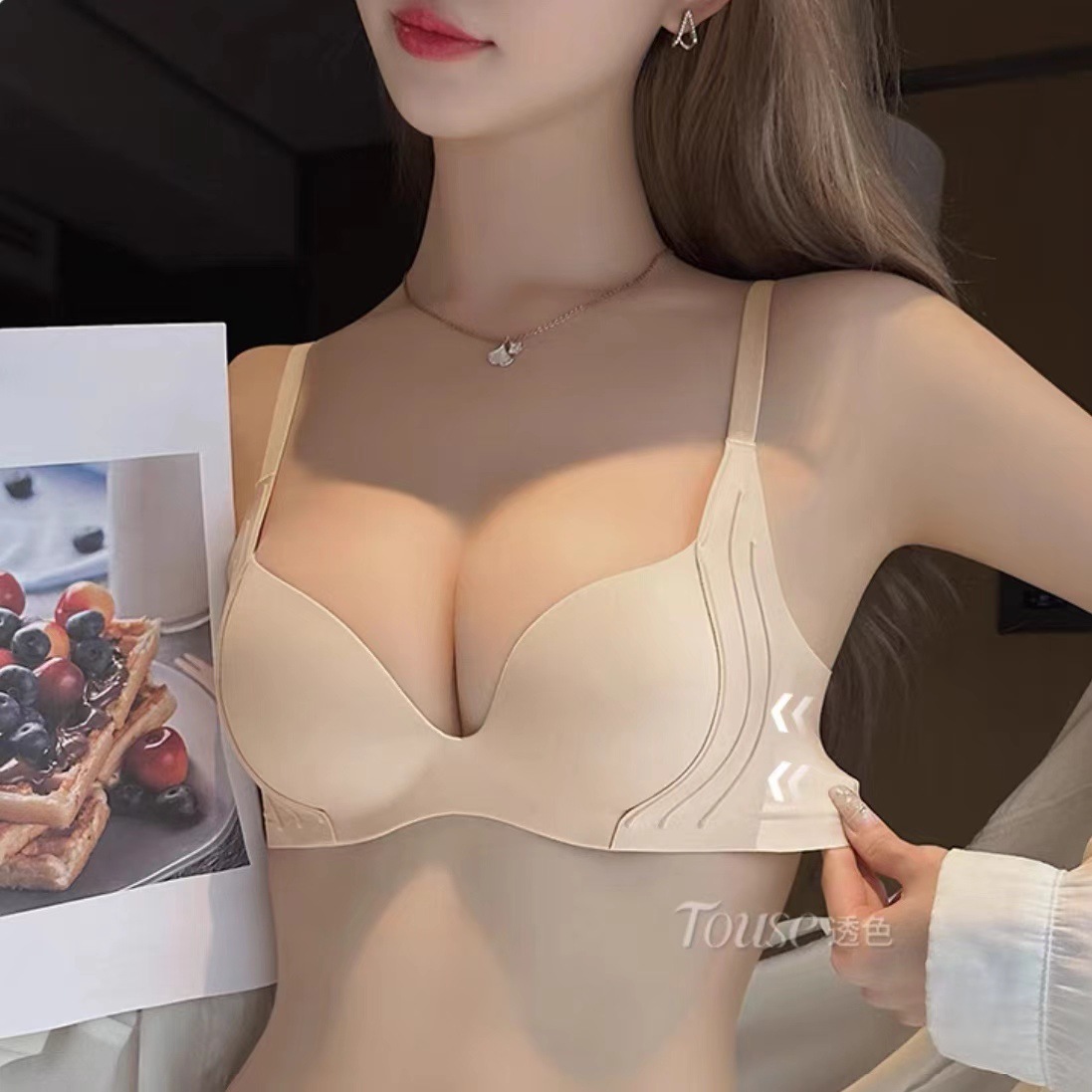 Wireless Push Up Bra for Small - Bralette Triangle Set reseña y precio