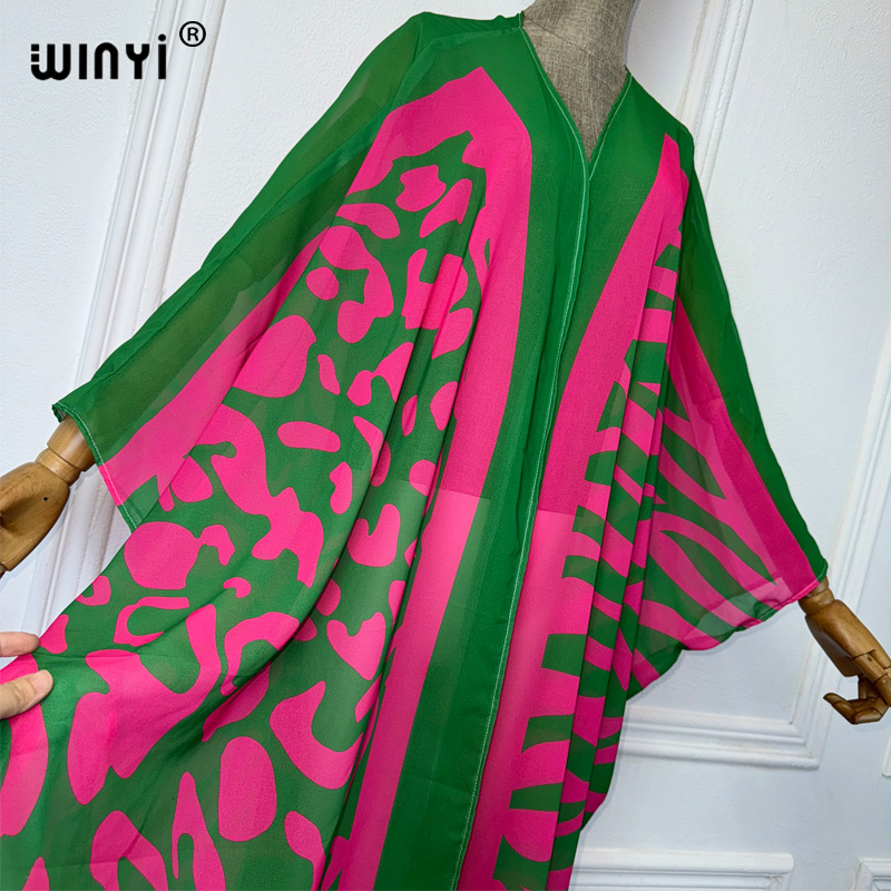 WINYI Africa Bohemia print Kim - Cover Up Kaftan reseña y precio