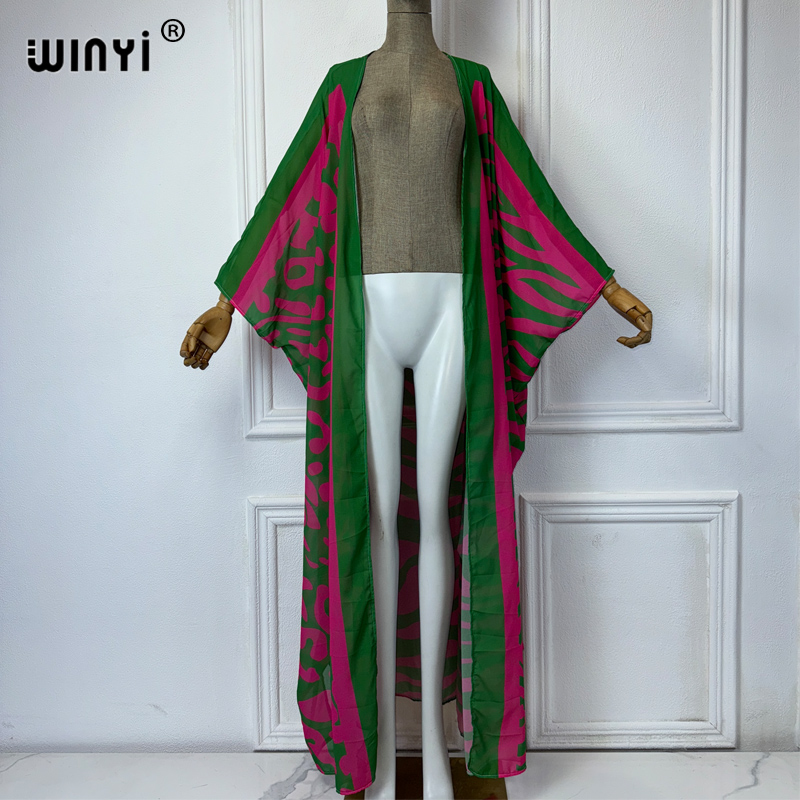 WINYI Africa Bohemia print Kim - Cover Up Kaftan reseña y precio