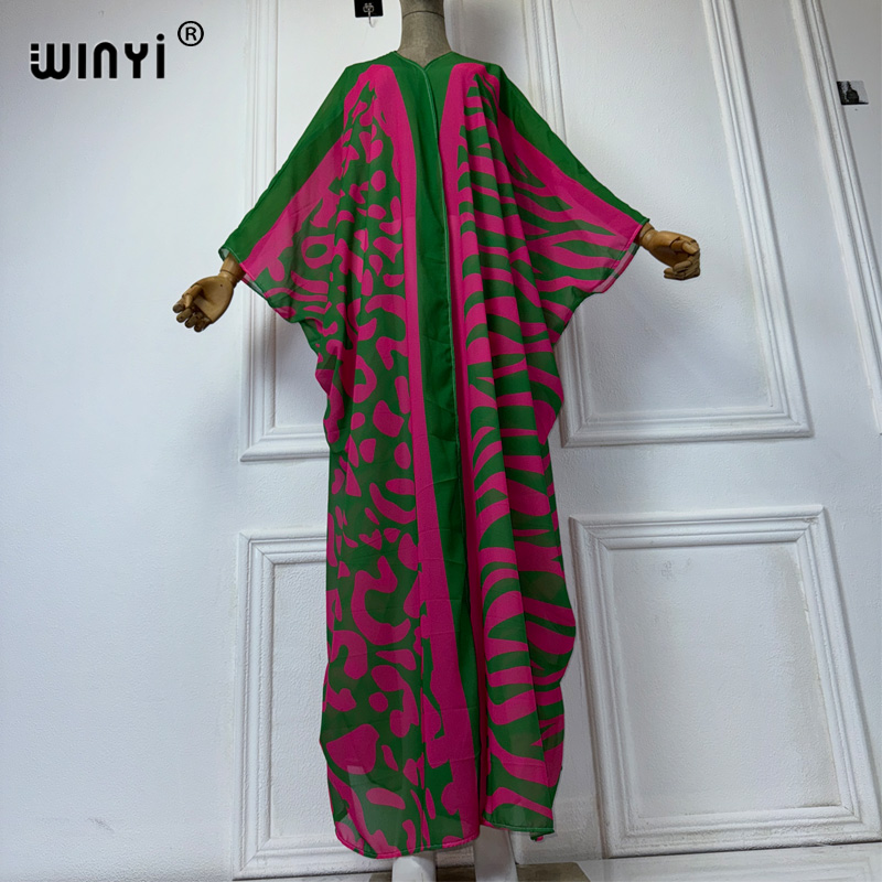 WINYI Africa Bohemia print Kim - Cover Up Kaftan reseña y precio