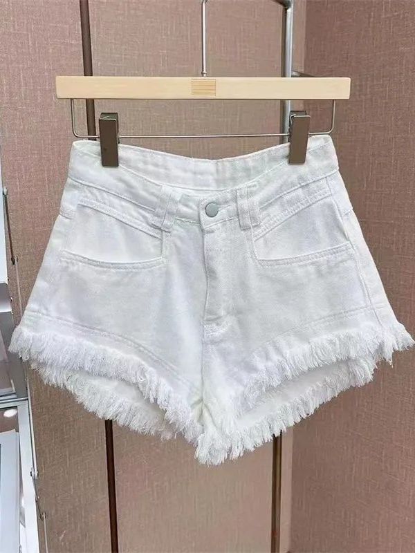 Outlet Korean Style Casual Hon - Shorts Denim Frayed reseña y precio