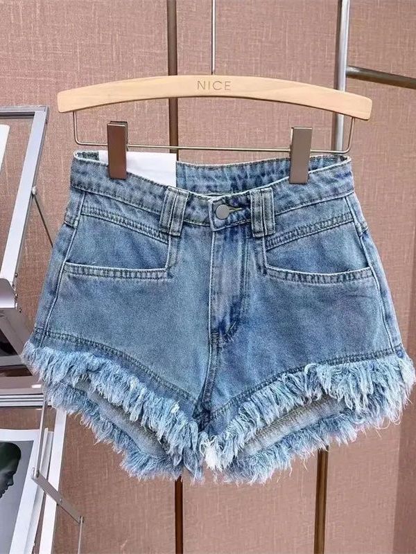 Outlet Korean Style Casual Hon - Shorts Denim Frayed reseña y precio