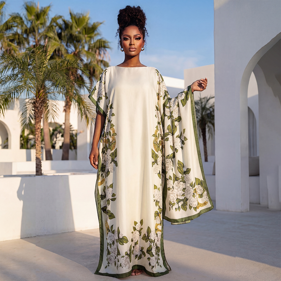 Summer Fashion African Shawl F - Romper Floral Print reseña y precio
