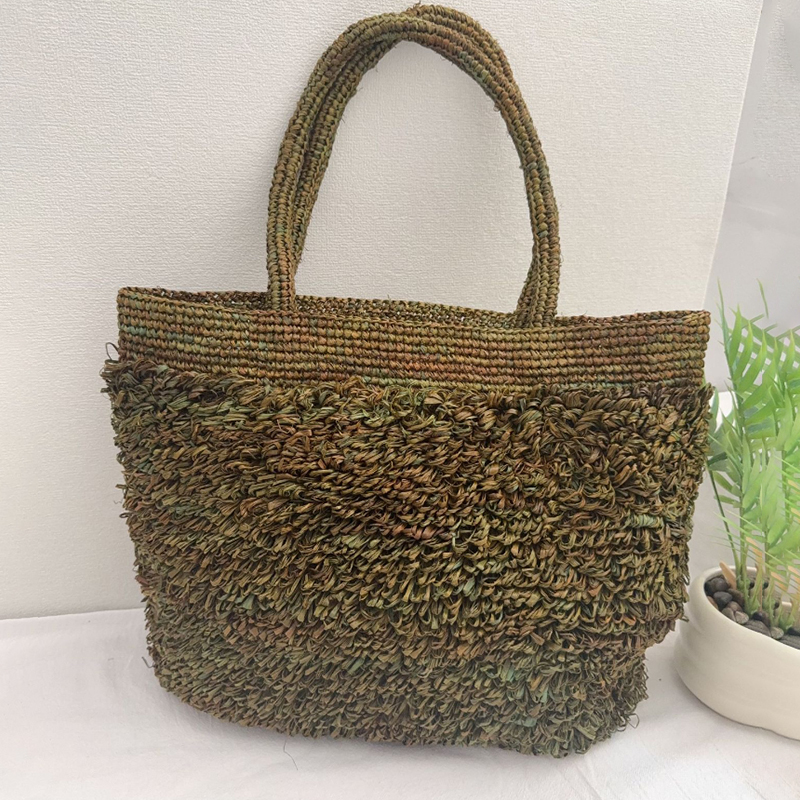 Raffia Hand-crocheted Shoulder - Crochet Bag Raffia reseña y precio