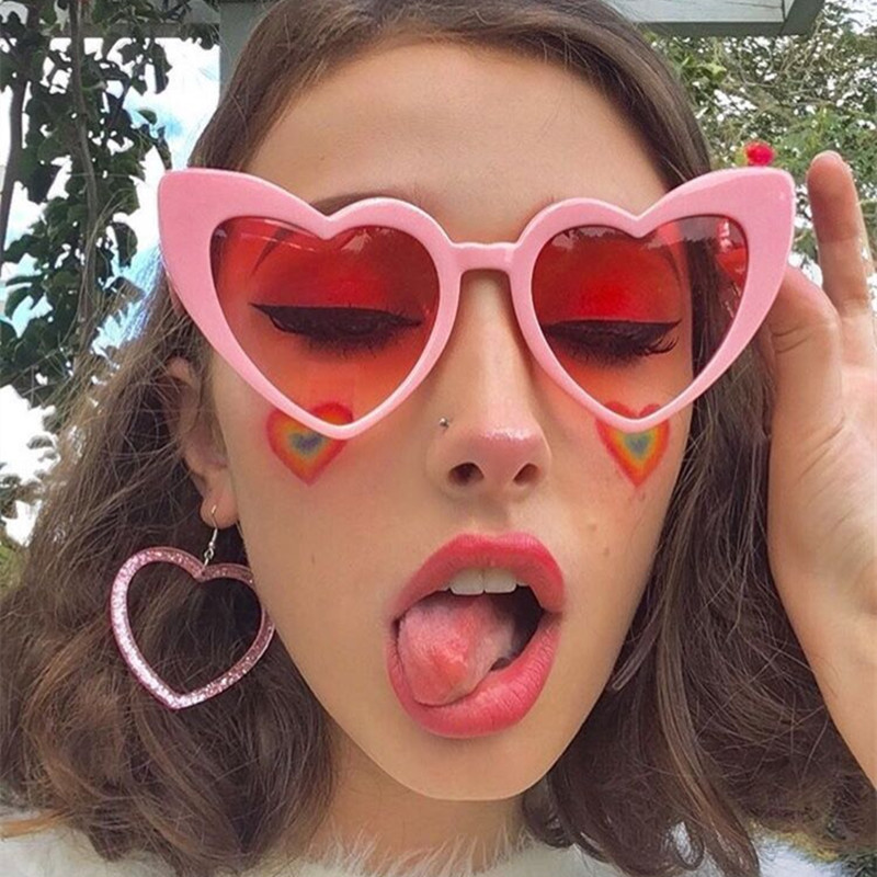 Love Heart Cat Eye Sunglasses  - Sunglasses Cat Eye reseña y precio