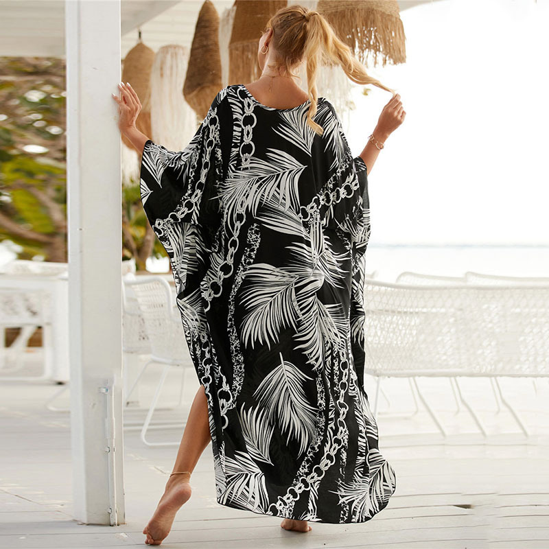 Women's Plus Size Animal Print - Cover Up Kaftan reseña y precio