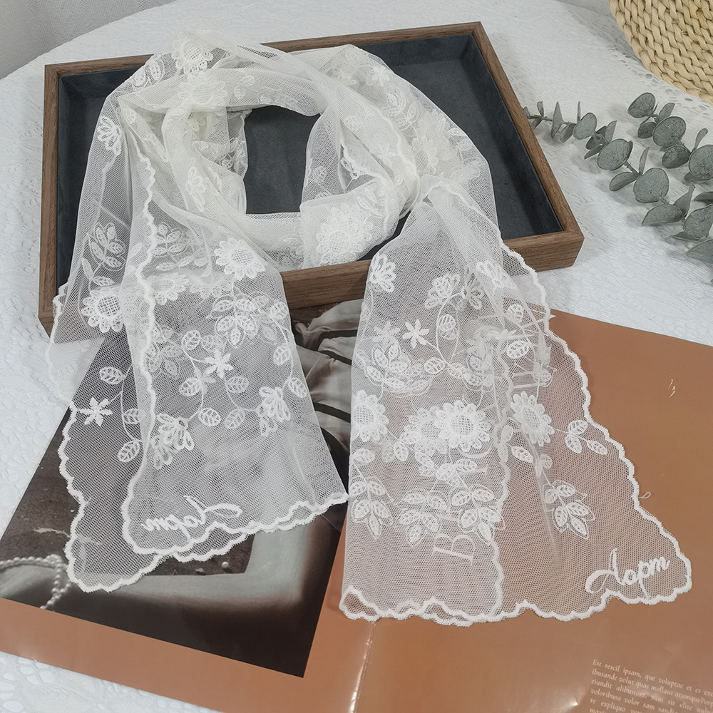 Lace Sunflower Silk Scarf Fair - Headband Summer Knit reseña y precio