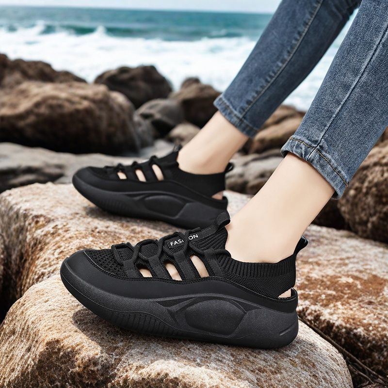 Women's Openwork Breathable Ov - Wedge Espadrille Women reseña y precio