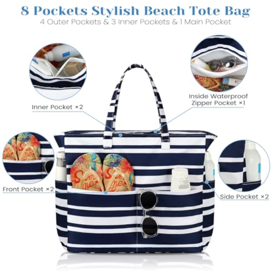 Trifabricy Beach Bags for Wome - Tote Bag Beach reseña y precio